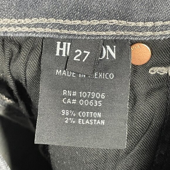 Hudson Jeans Womens 27 gray denim collin skinny designer casual twee - Picture 6 of 11